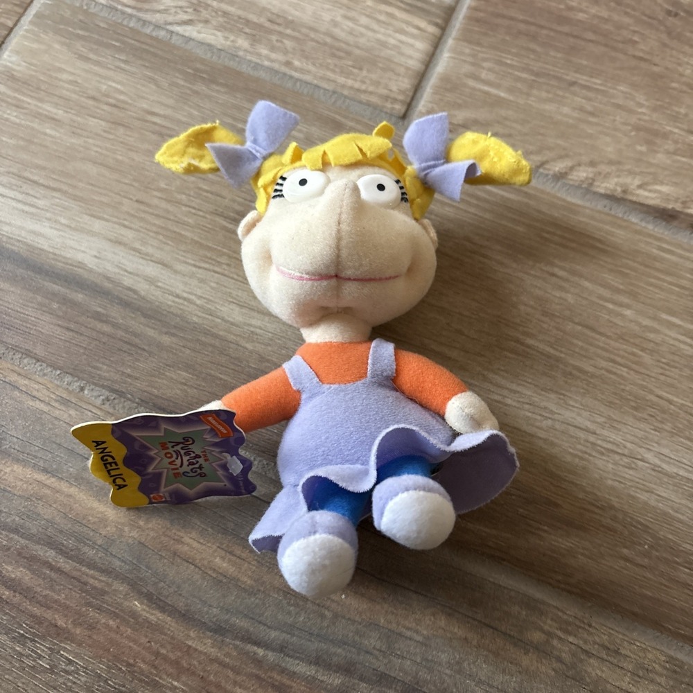 Rugrats Angelica Rare Plush Doll 20508 Nickelodeon 1997 RARE Clothing New